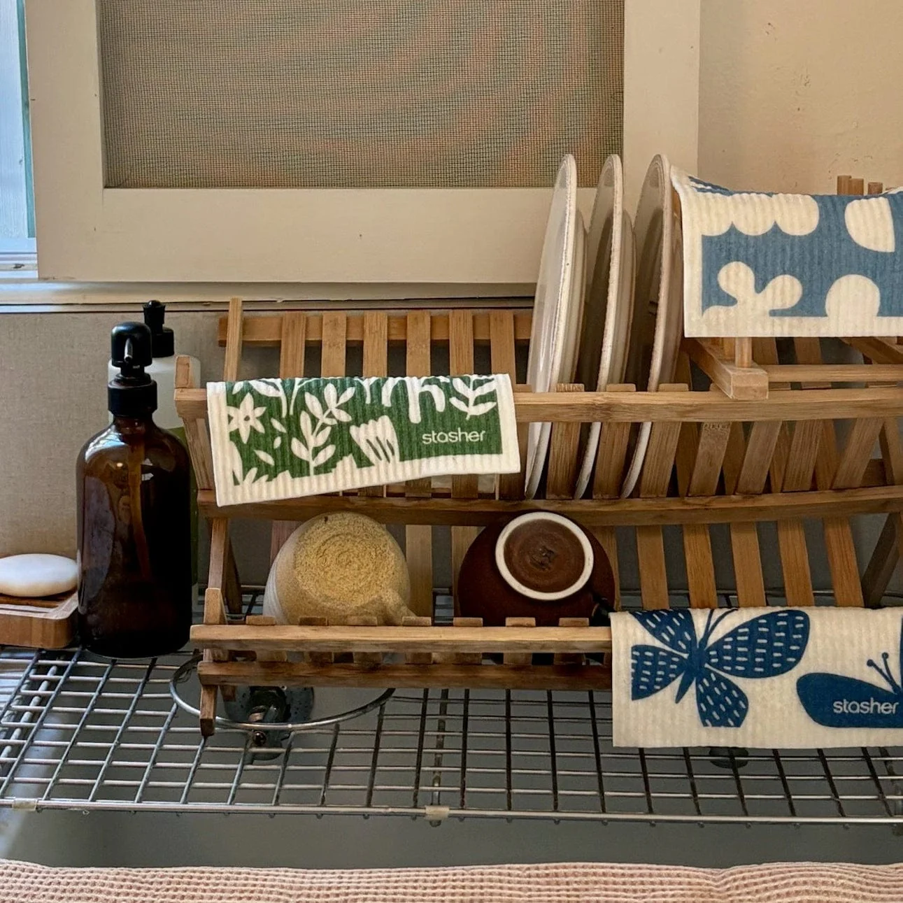 Reusable Swedish Dishcloth 3-Pack - Image 13