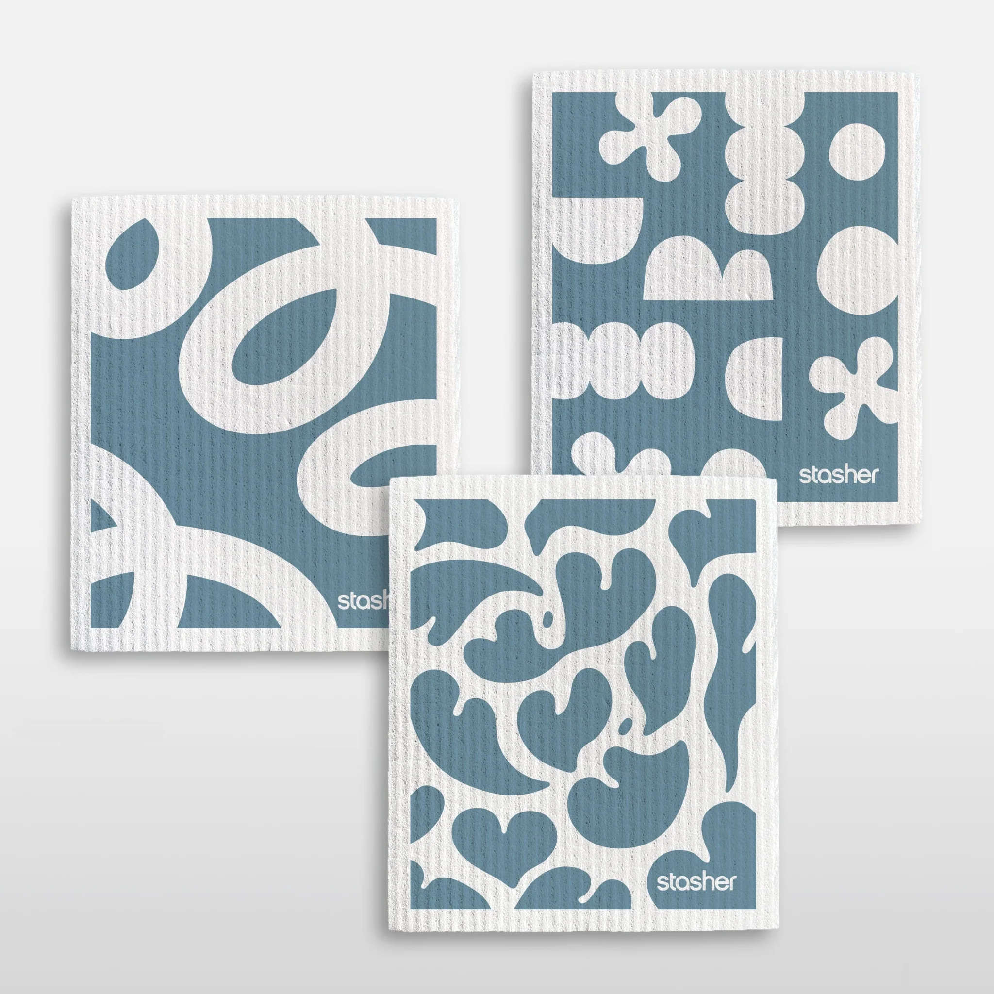 Reusable Swedish Dishcloth 3-Pack - Image 3