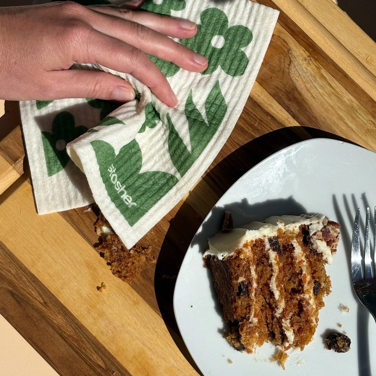 Reusable Swedish Dishcloth 3-Pack - Image 4