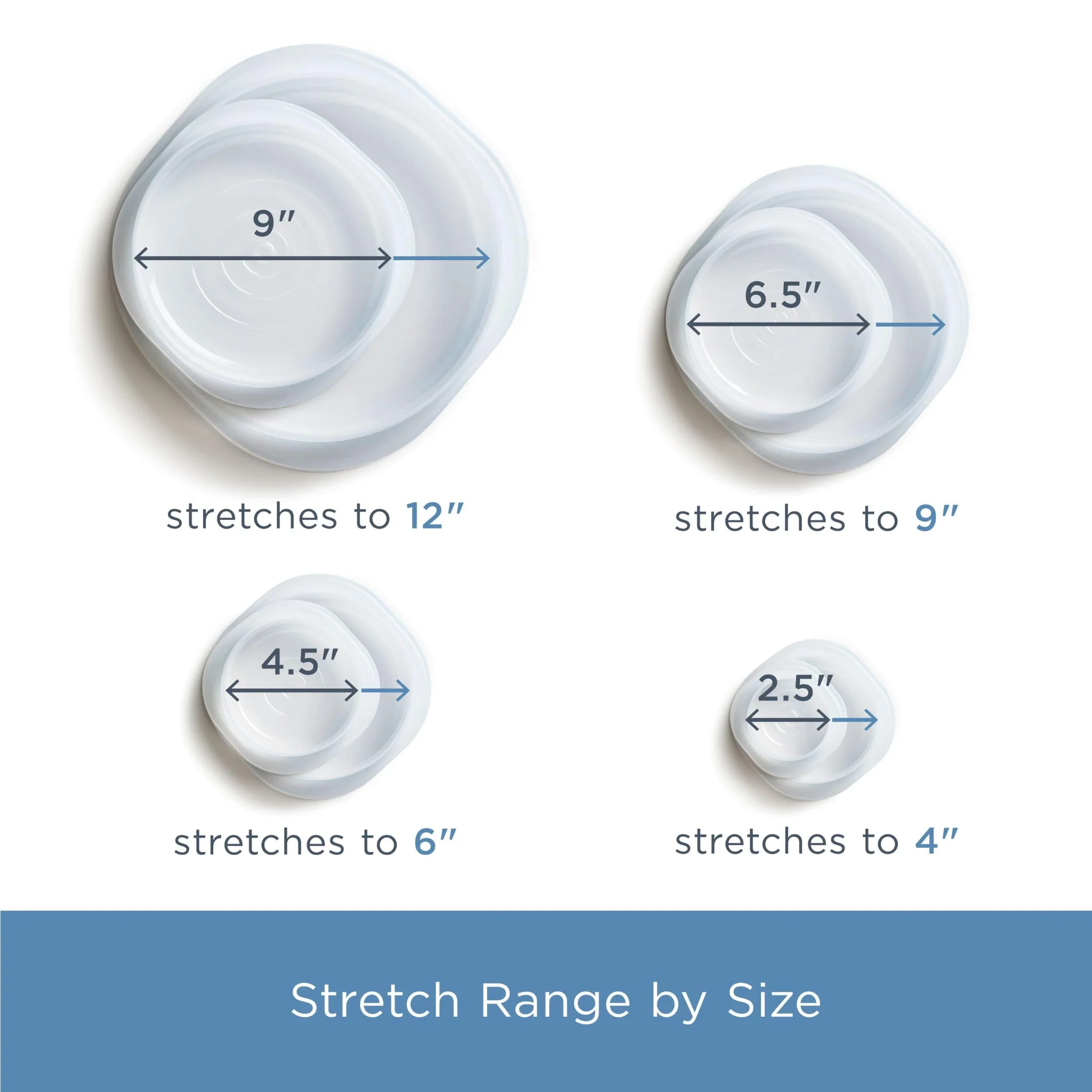 Circle Stretch Lids 4-Pack - Image 3