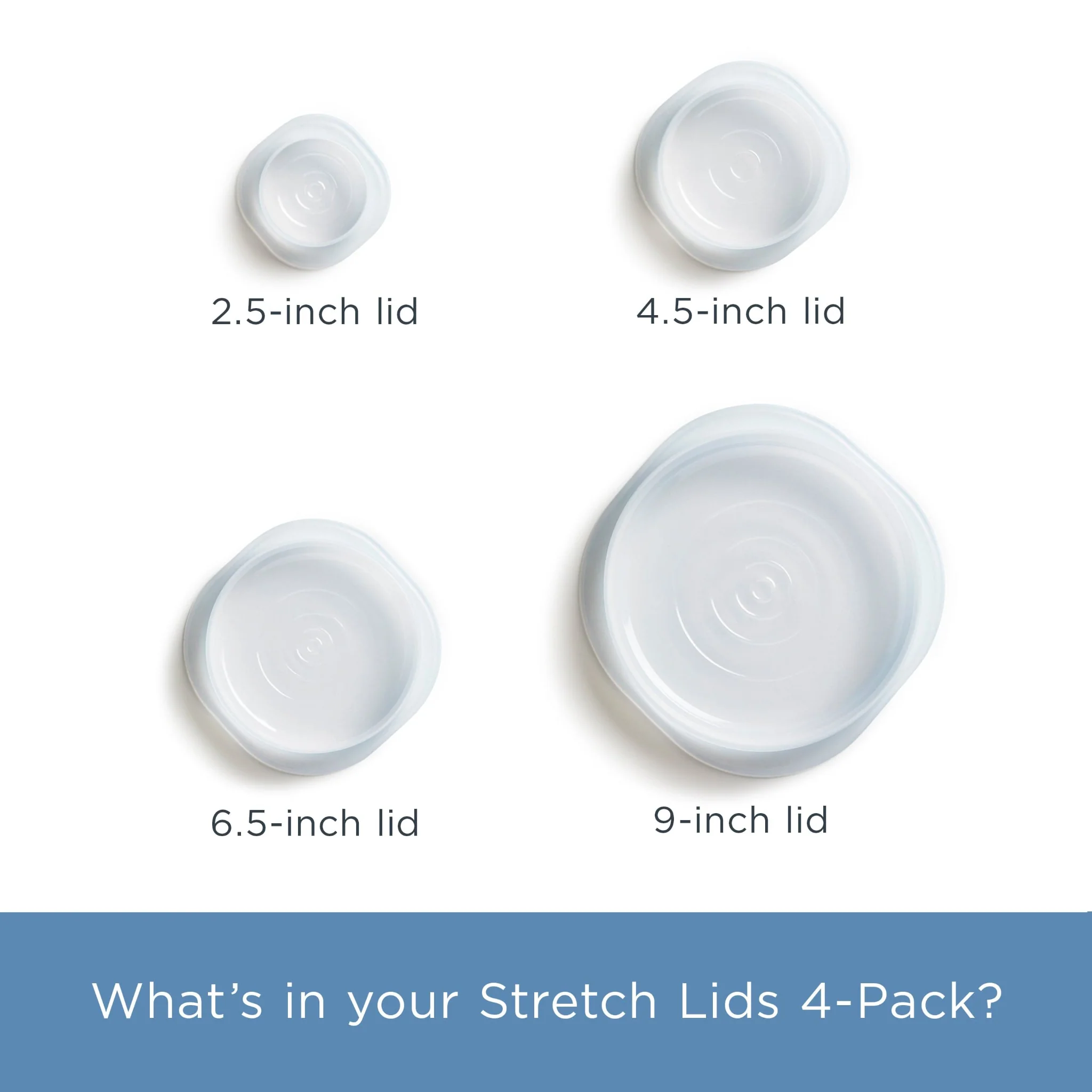Circle Stretch Lids 4-Pack - Image 4