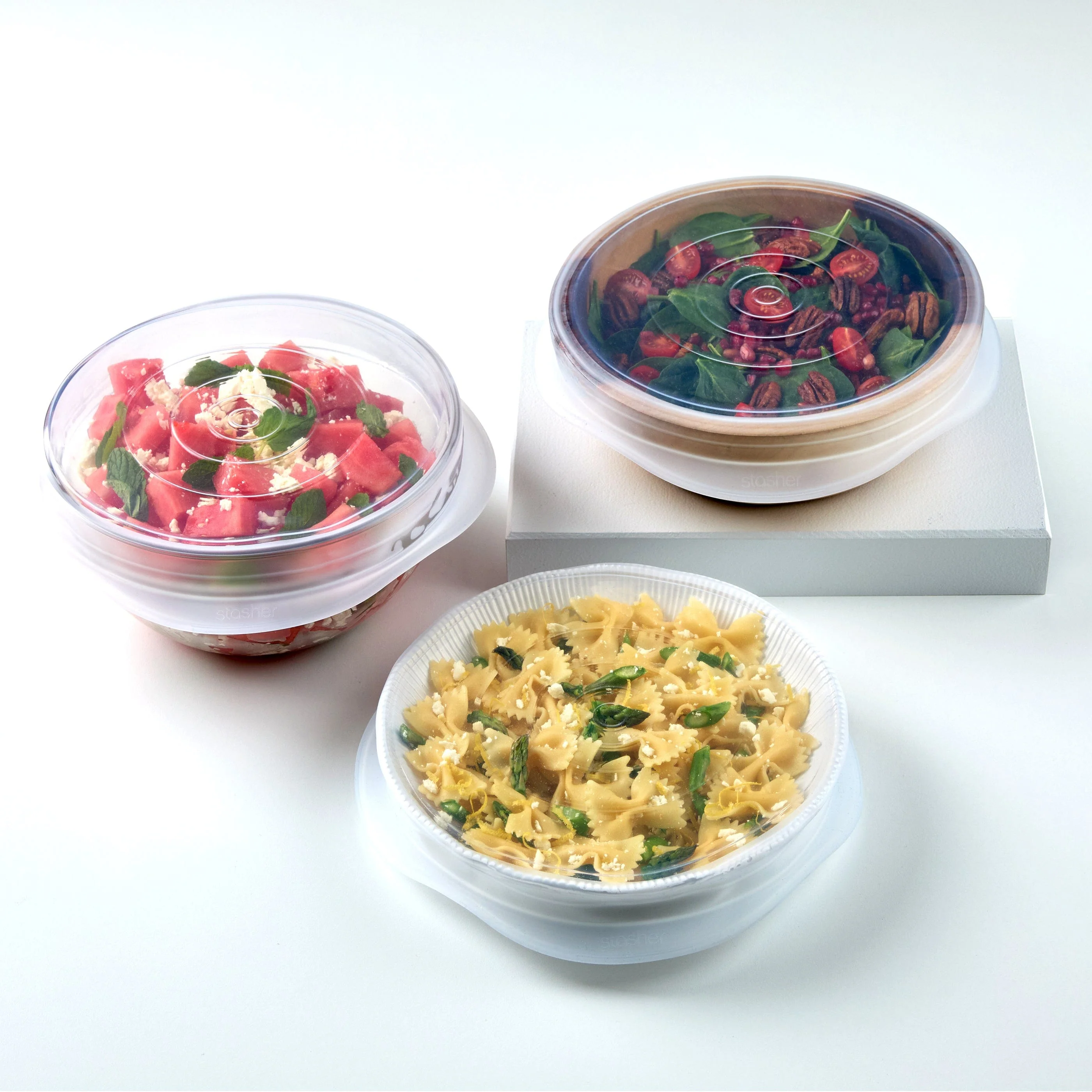 Large Circle Stretch Lids 3-Pack - Image 3